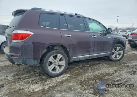2012 Toyota Highlander Limited z USA, uszkodzony, nr VIN 5TDDK3EH9CS116035